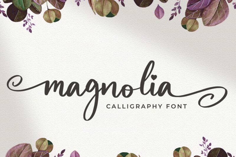 Magnolia Schriftart