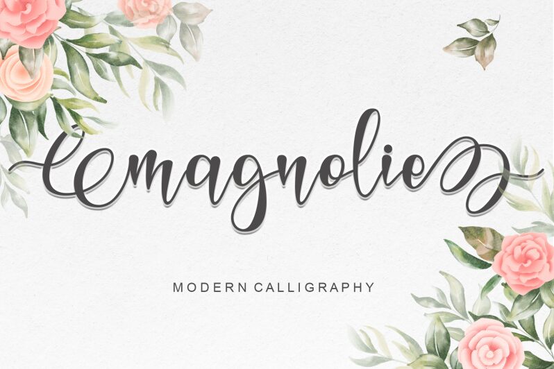 Magnolie Schriftart