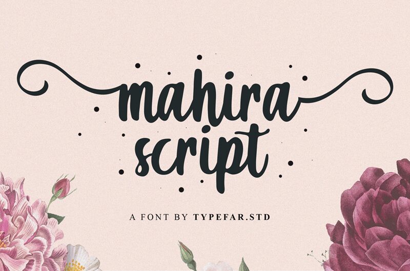 mahira Schriftart