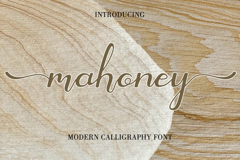 Mahoney Schriftart