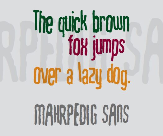 Mahrpedig Sans Carattere