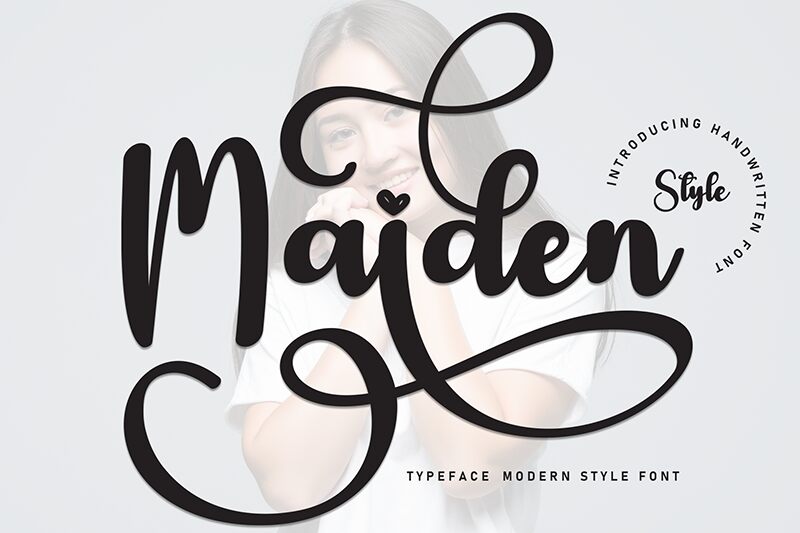 Maiden Schriftart
