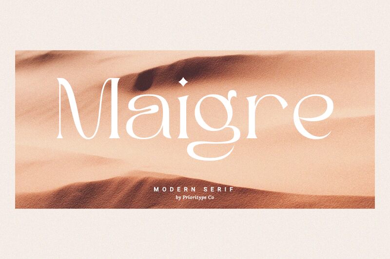 Maigre Schriftart