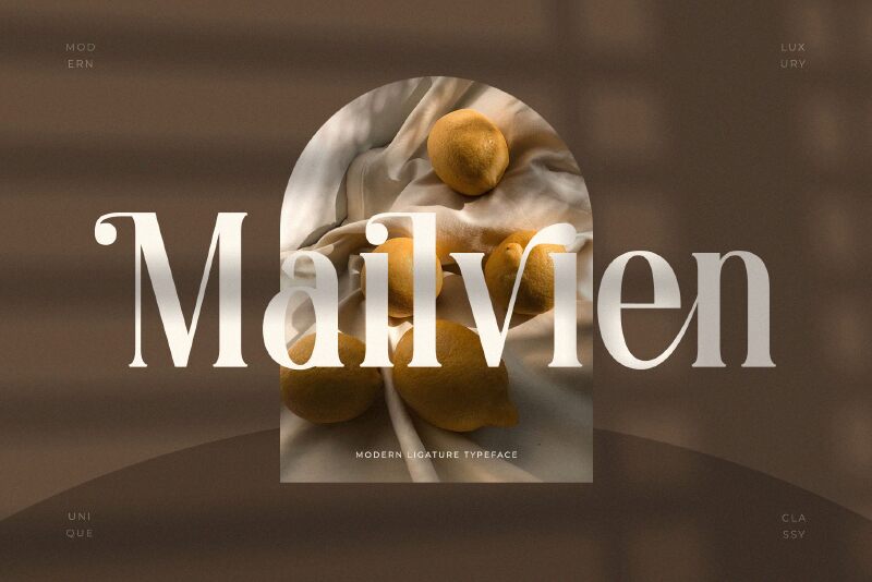 Mailvien Schriftart