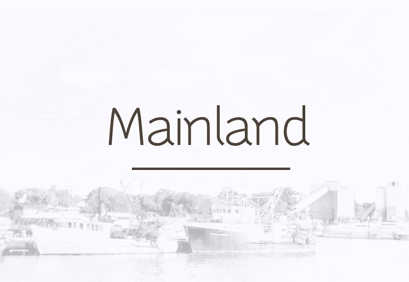 Mainland Schriftart