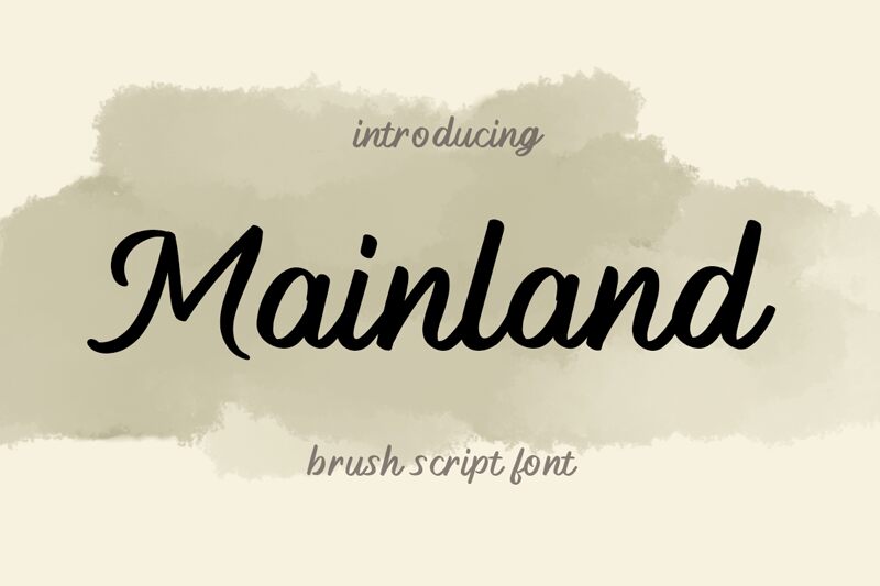 Mainland Schriftart