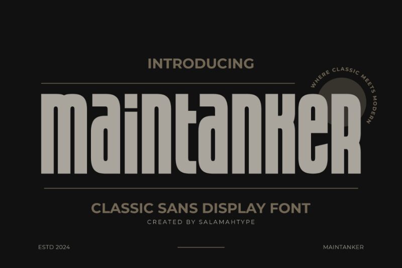 Maintanker_Personal_Use_Only — Font presentation
