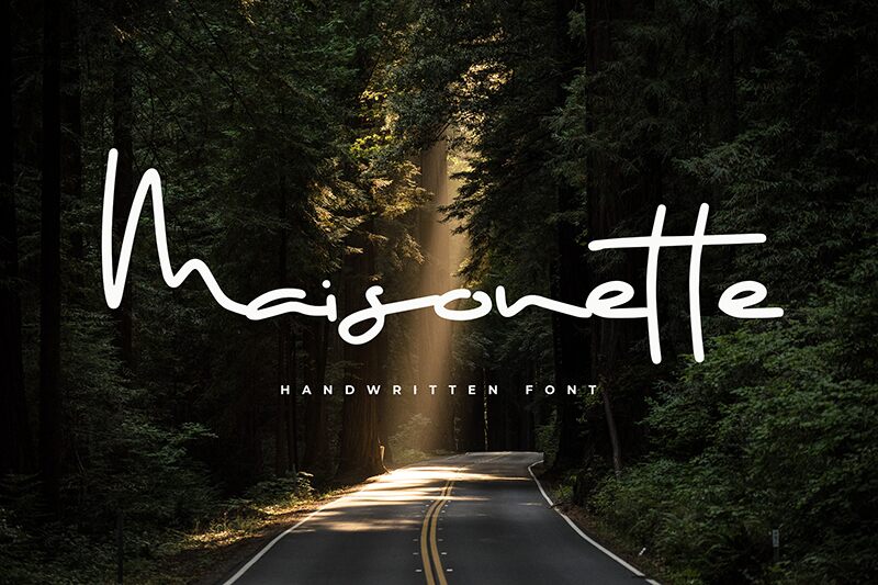 Maisonette Schriftart