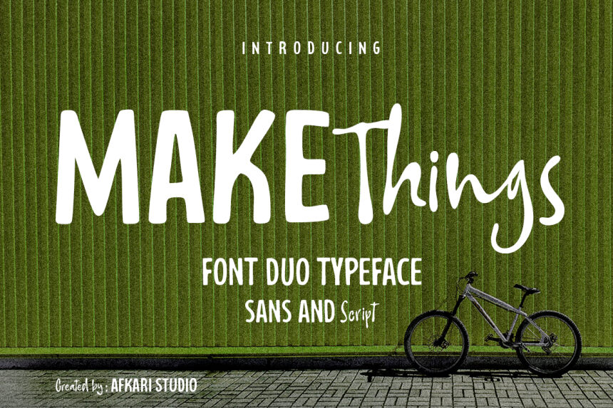 Make Things Script — Apresentação da fonte