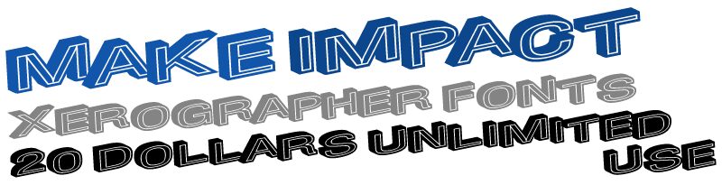 MakeImpact Schriftart