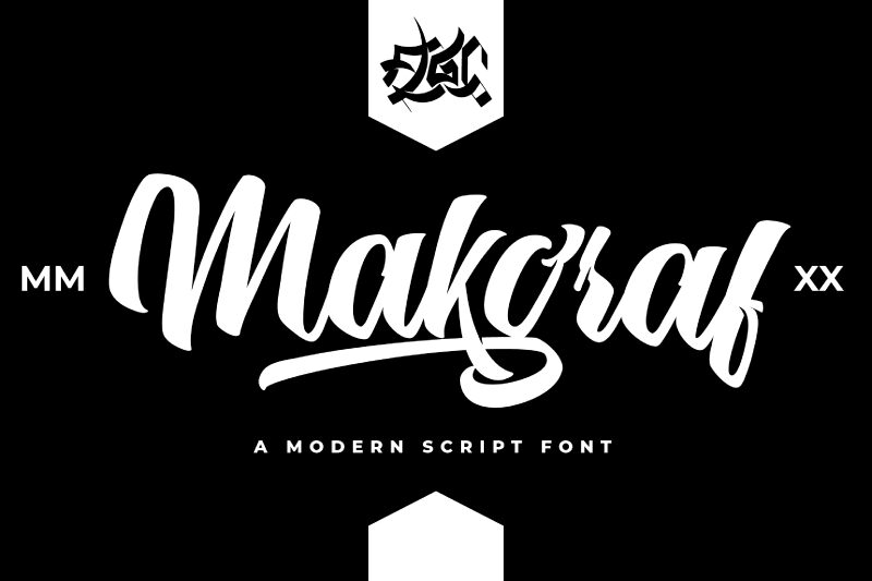 Makgraf Script Czcionka