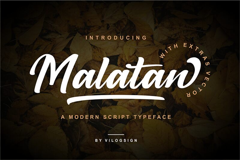 Malatan Schriftart