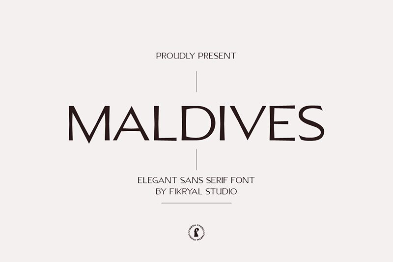 Maldives Sans Schriftart