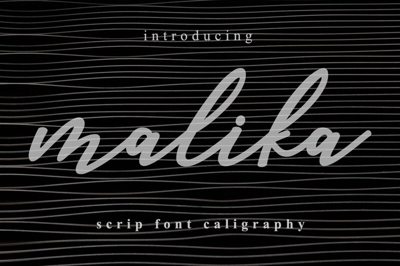 malika Schriftart