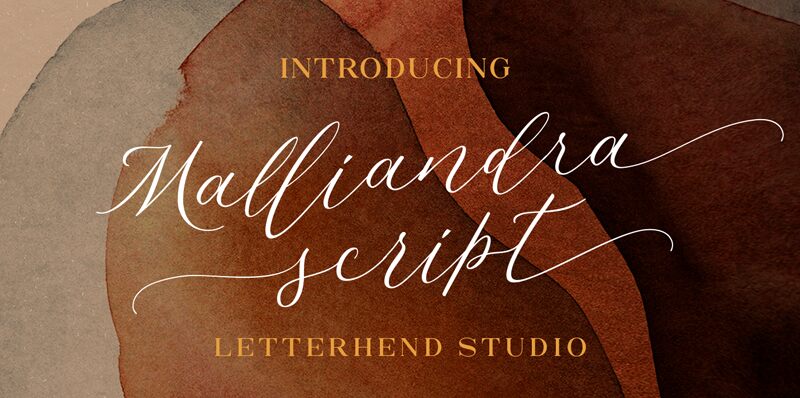 Malliandra Script Carattere