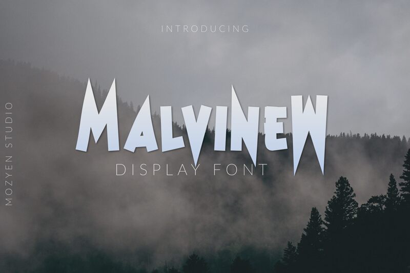 MalvineW Schriftart