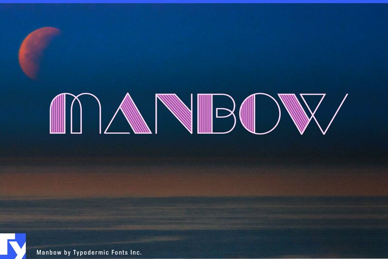 Manbow Schriftart