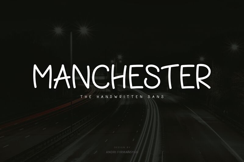 Manchester Schriftart