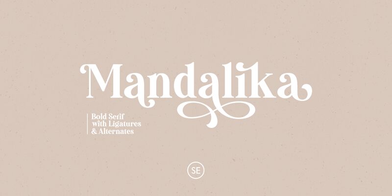 Mandalika Schriftart