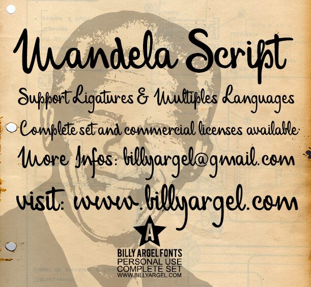 Mandela Script Schriftart