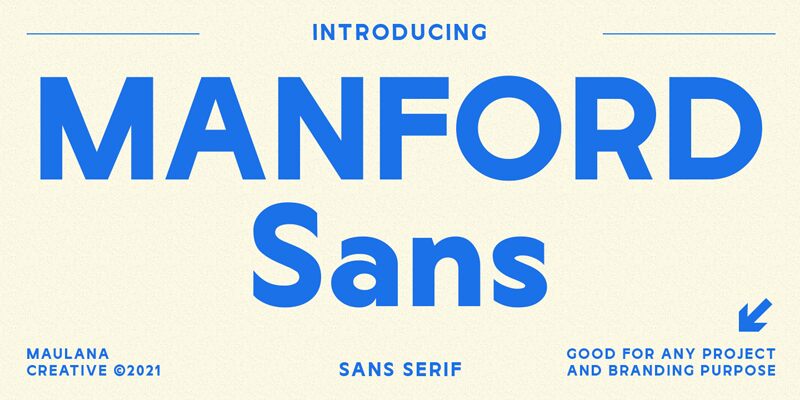 Manford Sans Czcionka