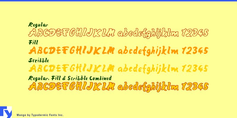 Mango Schriftart