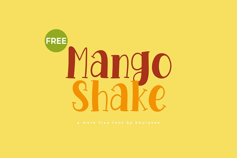 Mango Shake Czcionka