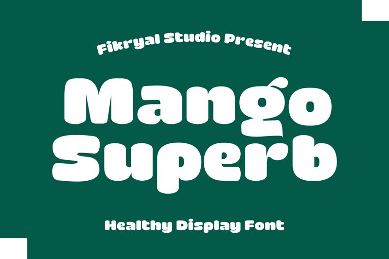 Mango Superb Шрифт
