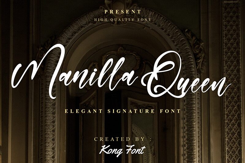 Manilla Queen Schriftart