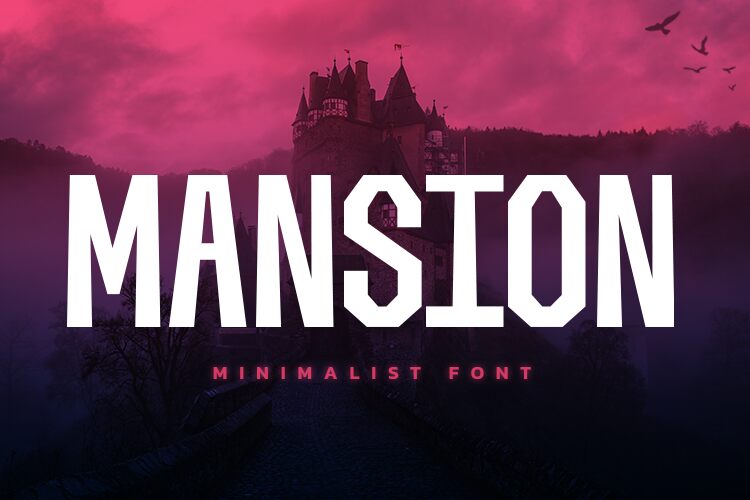 Mansion Schriftart