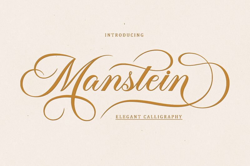 Manstein Schriftart