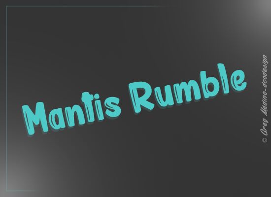 Mantis Rumble Czcionka