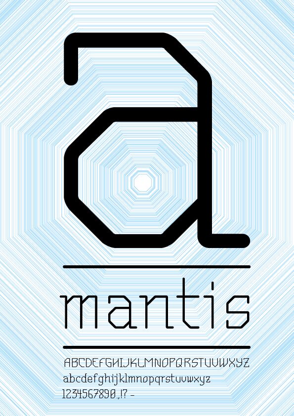mantodea Font