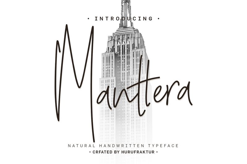 Manttera Schriftart
