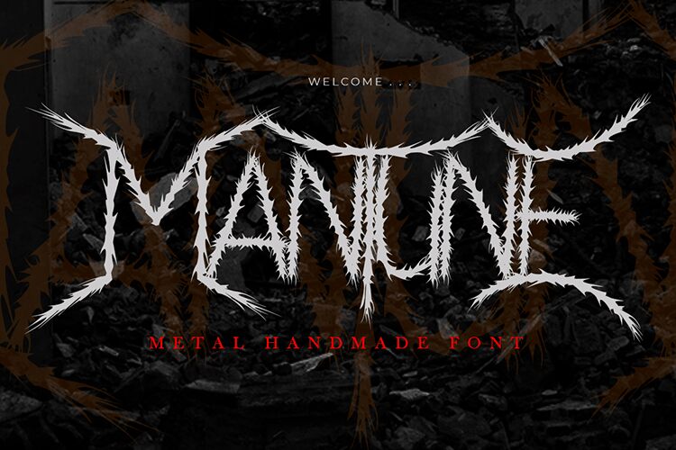 Mantune Schriftart