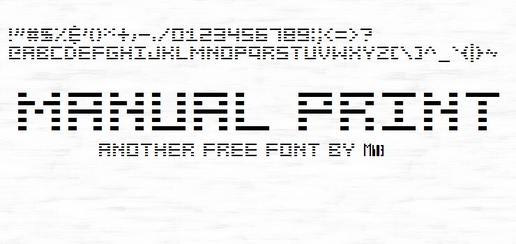 ManualPrint Fonte
