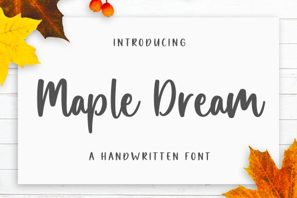 Maple Dream Carattere