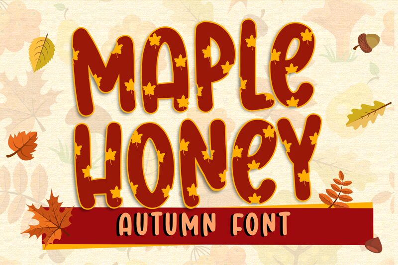 Maple Honey Schriftart