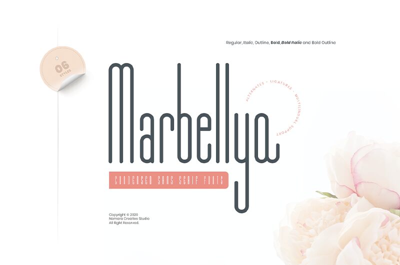 Marbellya Schriftart