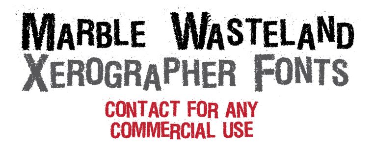 MarbleWasteland Carattere