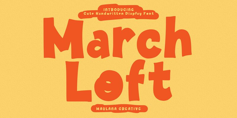 March Loft Schriftart