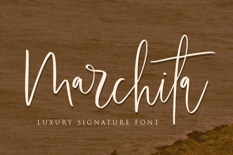 Marchita Schriftart