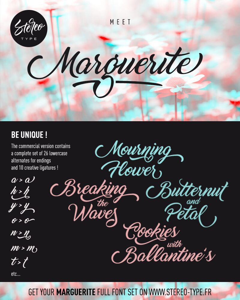 Marguerite Schriftart