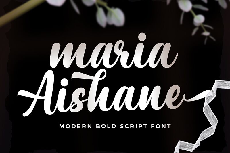 Maria Aishane Script Schriftart