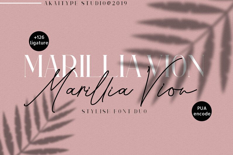 Marillia Vion Script Fuente