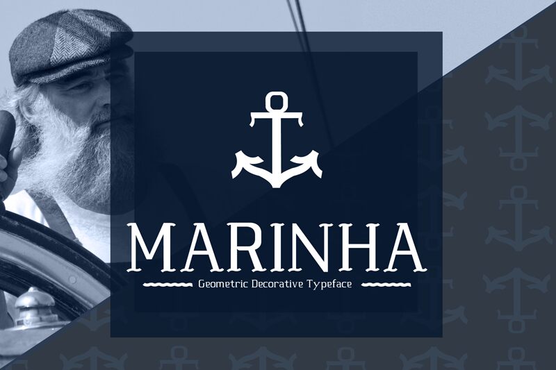 MARINHA Schriftart