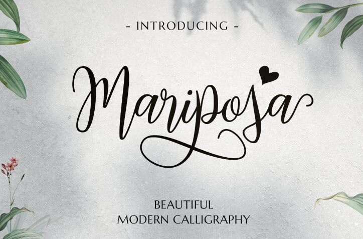 Mariposa Script Font