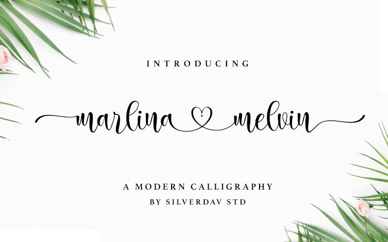 marlina melvin Czcionka