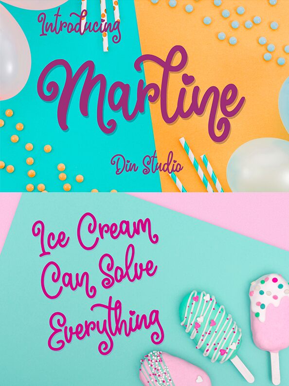 Marline Schriftart