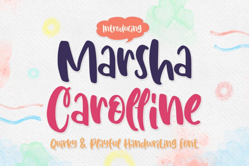 Marsha Carolline font